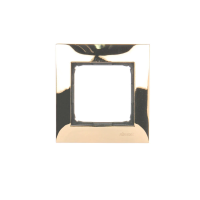 Ramka pojedyncza, złoto, IP20/[IP44], Simon 54 Premium | DR1/66 Kontakt Simon