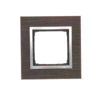 Ramka pojedyncza Nature-Drewno, srebrne wenge, IP20/IP44* DRN1/84 Simon 54 Nature | DRN1/84 Kontakt Simon