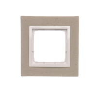 Ramka pojedyncza Nature-Beton, Al Betone, IP20/IP44 DRN1/91 Simon 54 Nature | DRN1/91 Kontakt Simon