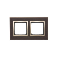 Ramka podwójna Nature-Drewno, złote wenge, IP20/IP44* DRN2/85 Simon 54 Nature | DRN2/85 Kontakt Simon