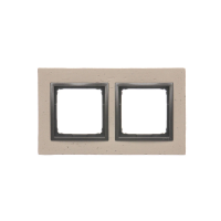 Ramka podwójna Nature-Beton, FUNDA MENTE, IP20/IP44 DRN2/93 Simon 54 Nature | DRN2/93 Kontakt Simon
