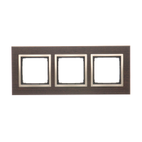 Ramka potrójna Nature-Drewno, Złoto Wenge, IP20/IP44* DRN3/85 Simon 54 Nature | DRN3/85 Kontakt Simon