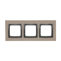 Ramka potrójna Nature-Beton, Funda Mente, IP20/IP44* DRN3/93 Simon 54 | DRN3/93 Kontakt Simon