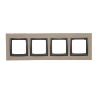 Ramka poczwórna Nature-Beton, Funda Mente, IP20/IP44* DRN4/93 Simon 54 Nature | DRN4/93 Kontakt Simon
