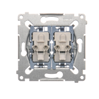 Łącznik schodowy i przycisk zwierny (mechanizm) 10AX, 250V, szybkozłącza SW6P1M Simon 54 | SW6P1M Kontakt Simon