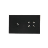 Panel dotykowy S54 Touch, 2 moduły, 1 pole dotykowe + 4 pola dotykowe, zastygła lawa DSTR214/73 | DSTR214/73 Kontakt Simon
