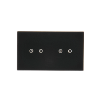 Panel dotykowy S54, 2 moduły, 2 pola dotykowe poziome + 2 pola dotykowe poziome, zastygła lawa | DSTR222/73 Kontakt Simon