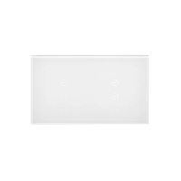 Panel dotykowy S54, 2 moduły, 2 pola dotykowe pionowe + 2 pola dotykowe pionowe, biała perła | DSTR233/70 Kontakt Simon