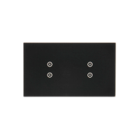 Panel dotykowy S54, 2 moduły, 2 pola dotykowe pionowe + 2 pola dotykowe pionowe, zastygła lawa | DSTR233/73 Kontakt Simon