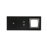 Panel dotykowy S54, 3 moduły, 1 pole dotyk.+2 pola dotyk. pion+1 otwór na osprzęt, księżycowa lawa | DSTR3130/74 Kontakt Simon