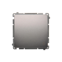 Przycisk światło (moduł) 16AX, 250V, zaciski śrubowe, stal inox BMS1A.01/21 Simon Basic | BMS1A.01/21 Kontakt Simon