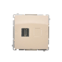 Gniazdo HDMI pojedyncze (moduł), beż BMGHDMI.01/12 Simon Basic | BMGHDMI.01/12 Kontakt Simon