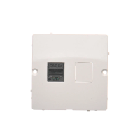 Gniazdo komputerowe RJ45 pojedyncze, kategoria 5e, biały BMF51.02/11 Simon Basic | BMF51.02/11 Kontakt Simon