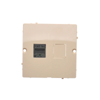 Gniazdo komputerowe RJ45 pojedyncze, kategoria 5e, beżowe BMF51.02/12 Simon Basic | BMF51.02/12 Kontakt Simon