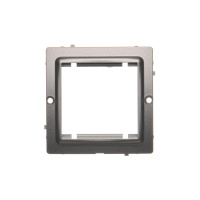 Adapter (przejściówka) na osprzęt standardu 45x45mm, stal inox BMA45/21 Simon Basic | BMA45/21 Kontakt Simon