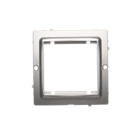 Adapter (przejściówka) na osprzęt standardu 45x45mm, srebrny mat BMA45/43 Simon Basic | BMA45/43 Kontakt Simon