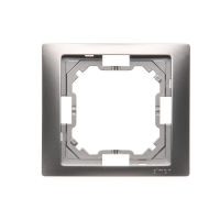 Ramka pojedyncza uniwersalna stal stal inox BMRC1/21 Simon Basic Neos | BMRC1/21 Kontakt Simon