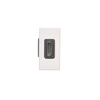 Płytka K45/2 adapter HDMI-HDMI 22,5x45mm + wkład, czysta biel K129B/9 Simon Connect | K129B/9 Kontakt Simon