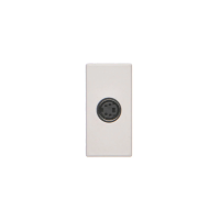 Płytka K45/2 gniazda S-Video 22,5x45mm + wkład, zaciski śrubowe, czysta biel K103B/9 Simon Connect | K103B/9 Kontakt Simon