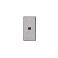Płytka K45/2 gniazda mini-jack 22,5x45mm + wkład, zaciski śrubowe, aluminium | K123B/8 Kontakt Simon