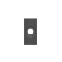Płytka K45/2 22,5x45mm z otworem fi 10mm, czarny, Simon Connect | K102/14 Kontakt Simon