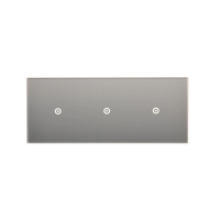 Panel dotykowy S54, 3 moduły, 1 pole dotykowe + 1 pole dotykowe + 1 pole dotykowe, srebrna mgła | DSTR3111/71 Kontakt Simon
