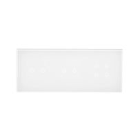 Panel dotykowy S54, 3 moduły, 2 pola dotyk. poziom+2 pola dotyk. poziom+4 pola dotyk. biała perła | DSTR3224/70 Kontakt Simon
