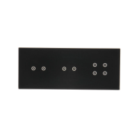 Panel dotykowy S54, 3 moduły, 2 pola dotyk. poziom+2 pola dotyk. poziom+4 pola dotyk. zastygła lawa | DSTR3224/73 Kontakt Simon