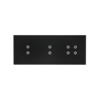Panel dotykowy S54, 3 moduły, 2 pola dotyk. pion+2 pola dotyk. pion+4 pola dotyk. zastygła lawa | DSTR3334/73 Kontakt Simon
