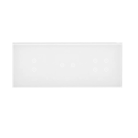Panel dotykowy S54, 3 moduły, 2 pola dotyk. pion+2 pola dotyk. poziom+4 pola dotyk. biała perła | DSTR3324/70 Kontakt Simon