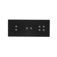 Panel dotykowy S54, 3 moduły, 2 pola dotyk. pion+2 pola dotyk. poziom+4 pola dotyk. zastygła lawa | DSTR3324/73 Kontakt Simon