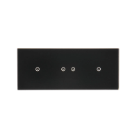 Panel dotykowy S54, 3 moduły, 1 pole dotyk.+2 pola dotyk. poziom+1 pole dotyk., zastygła lawa | DSTR3121/73 Kontakt Simon