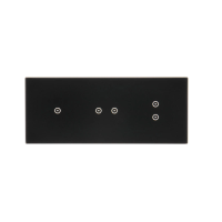 Panel dotykowy S54, 3 moduły, 1 pole dotyk.+2 pola dotyk. poziom+2 pola dotyk. pion, zastygła lawa | DSTR3123/73 Kontakt Simon
