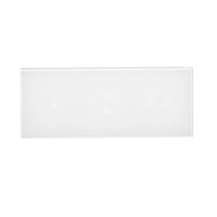 Panel dotykowy S54, 3 moduły, 1 pole dotyk.+2 pola dotyk. pion+2 pola dotyk. poziom, biała perła | DSTR3132/70 Kontakt Simon