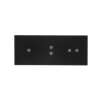 Panel dotykowy S54, 3 moduły, 1 pole dotyk.+2 pola dotyk. pion+2 pola dotyk. poziom, zastygła lawa | DSTR3132/73 Kontakt Simon