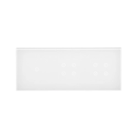 Panel dotykowy S54, 3 moduły, 1 pole dotykowe + 4 pole dotykowe +  4 pole dotykowe, biała perła | DSTR3144/70 Kontakt Simon