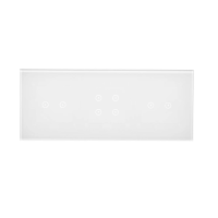 Panel dotykowy S54, 3 moduły, 2 pola dotyk. poziom+4 pola dotyk.+2 pola dotyk. poziom, biała perła | DSTR3242/70 Kontakt Simon