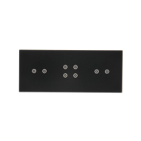 Panel dotykowy S54, 3 moduły, 2 pola dotyk. poziom+4 pola dotyk.+2 pola dotyk. poziom, zastygła lawa | DSTR3242/73 Kontakt Simon