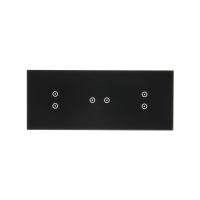 Panel dotykowy S54, 3 moduły, 2 pola dotyk.pion+2 pole dotyk.poziom+2 pola dotyk.pion, zastygła lawa | DSTR3323/73 Kontakt Simon