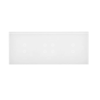 Panel dotykowy S54, 3 moduły, 2 pola dotyk. pion+4 pola dotyk.+2 pola dotyk. pion, biała perła | DSTR3343/70 Kontakt Simon