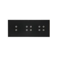 Panel dotykowy S54, 3 moduły, 2 pola dotyk. pion+4 pola dotyk.+4 pola dotyk., zastygła lawa | DSTR3344/73 Kontakt Simon