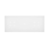 Panel dotykowy S54, 3 moduły, 4 pola dotykowe + 1 pole dotykowe + 4 pola dotykowe, biała perła | DSTR3414/70 Kontakt Simon