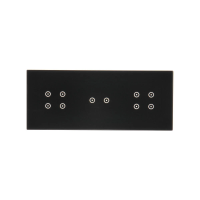 Panel dotykowy S54, 3 moduły, 4 pola dotyk.+2 pola dotyk. poziom+4 pola dotyk., zastygła lawa | DSTR3424/73 Kontakt Simon