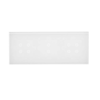 Panel dotykowy S54, 3 moduły, 4 pola dotyk.+2 pola dotyk. pion+4 pola dotyk., biała perła | DSTR3434/70 Kontakt Simon