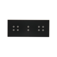 Panel dotykowy S54, 3 moduły, 4 pola dotyk.+2 pola dotyk. pion+4 pola dotyk., zastygła lawa | DSTR3434/73 Kontakt Simon