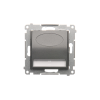 Oprawa oświetleniowa LED, 14 V DC, 0.56 W, białe neutralne 4000 K, antracyty, wymagany zasilacz 14V | DOS14B.01/48 Kontakt Simon