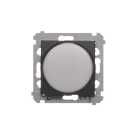 Sygnalizator świetlny LED światło białe (moduł) 230V~, czarny mat, Simon 54 | DSS1.01/49 Kontakt Simon