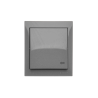 Łącznik krzyżowy IP44 10AX 250V zaciski śrubowe szary Aquaclick | ACW7/16 Kontakt Simon
