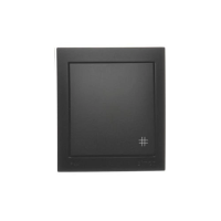 Łącznik krzyżowy, 10 AX, 250V, zaciski śrubowe, czarny IP44 Aquaclick | ACW7/49 Kontakt Simon