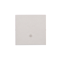 Klawisz pojedynczy z piktogramem krzyżowym do: SW7M, Aluminium mat Simon 55 | TKW7/143 Kontakt Simon